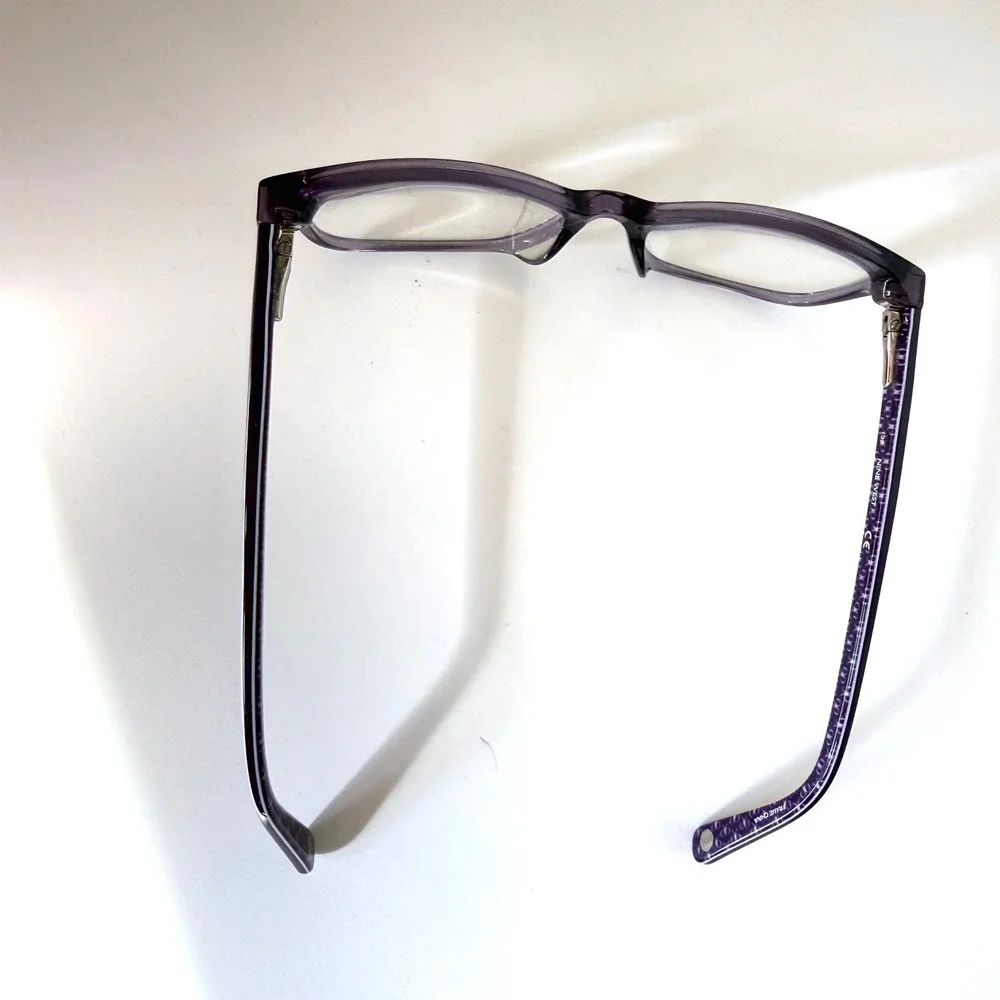 Nine West NW5184 Kids Eyeglasses Frames Purple 48-15-135 w/ Case Frame Only